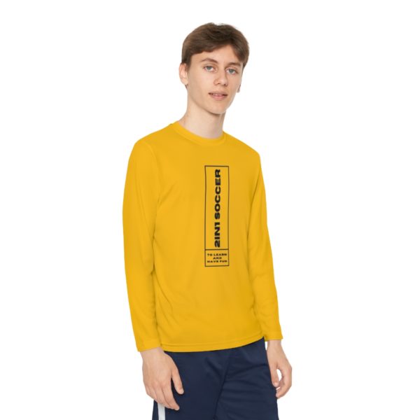 Youth Long Sleeve Competitor Tee modern logo - Image 23